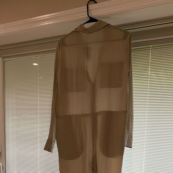 NWT Alexander Wang sheer silk Jumpsuit size small - Picture 7 of 7
